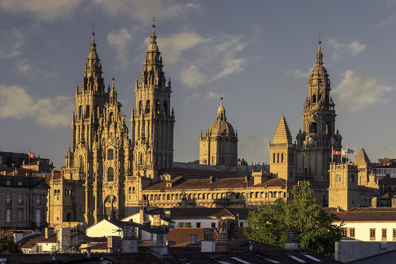 Catedral de Santiago de Compostela desde la Alameda