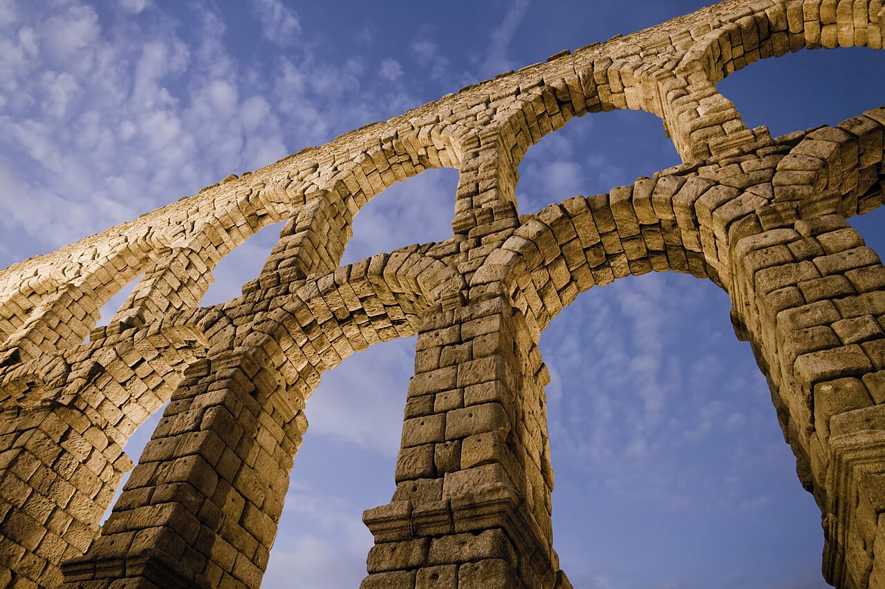 Arcos del acueducto romano de Segovia